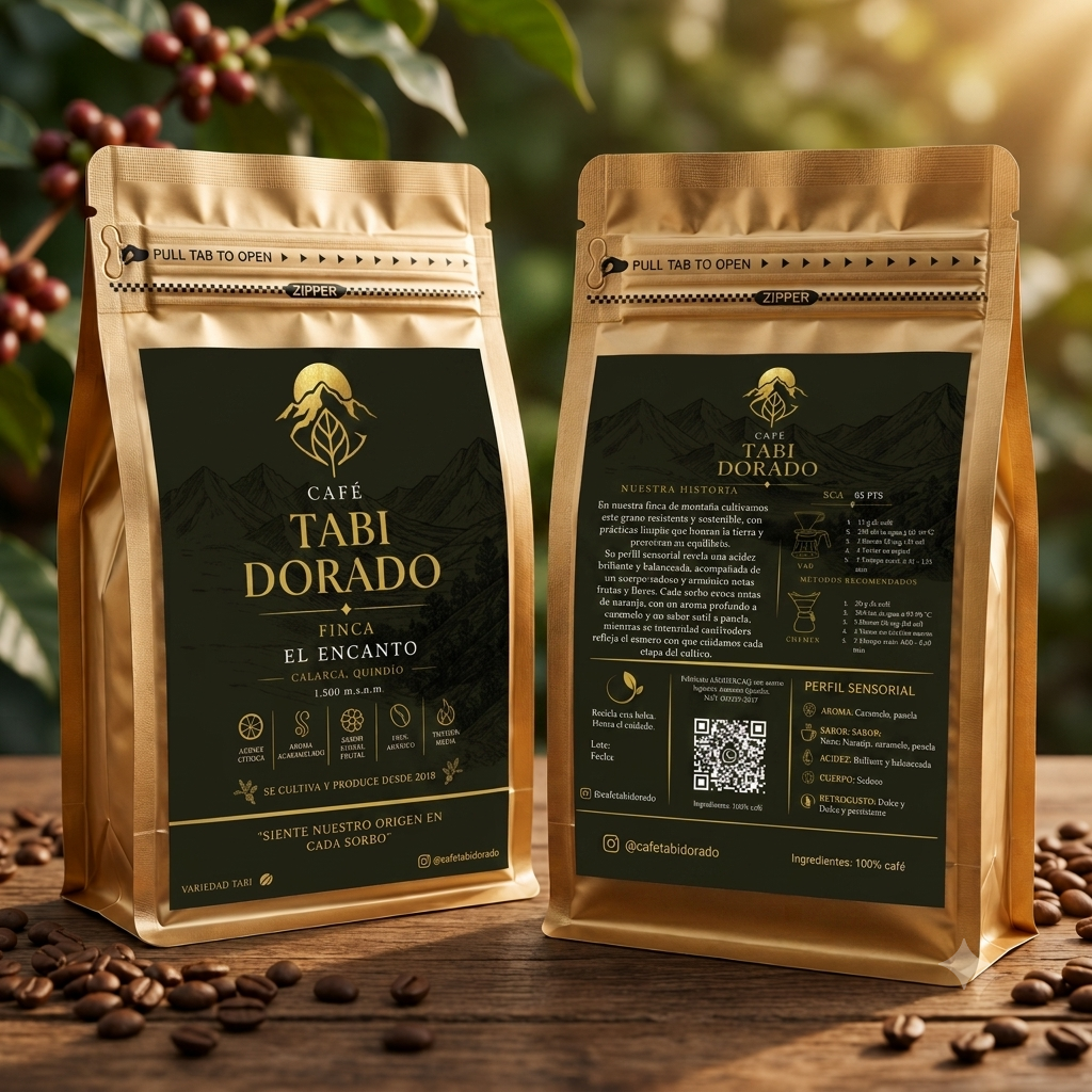 Café Tabi Dorado presentación de 500 gramos